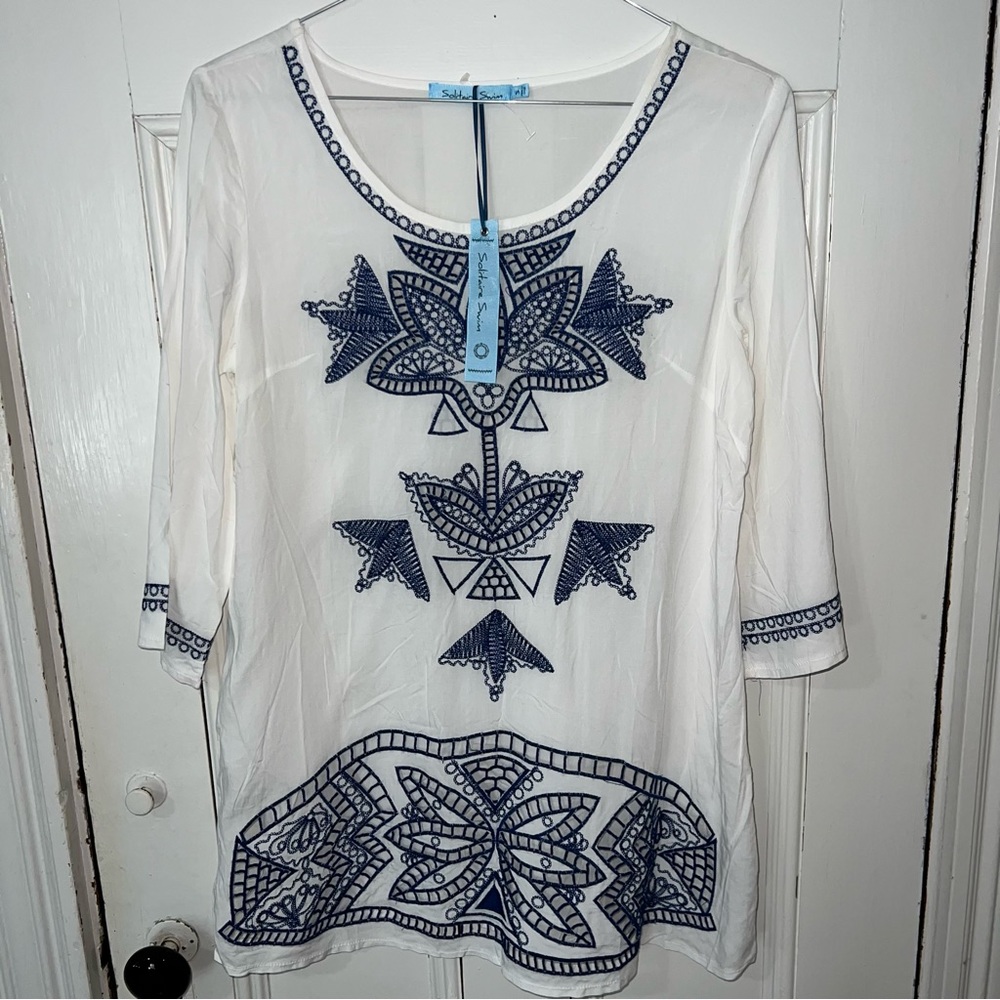Solitaire Swim Cover Up. NWT